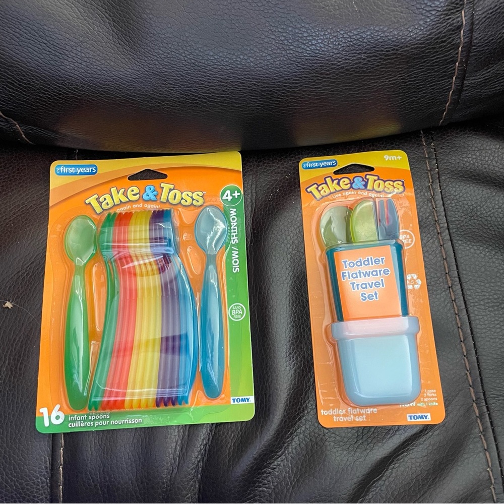 The First Years Take & Toss Infant Spoons - Multicolor